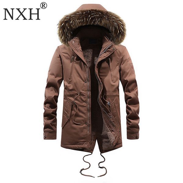 nxh parka men coats winter jacket men slim thicken fur hooded outwear warm coat brand clothing casual mens coat veste homme, Black
nxh parka men coats winter jacket men slim thicken fur hooded outwear warm coat brand clothing casual mens coat veste homme, Black