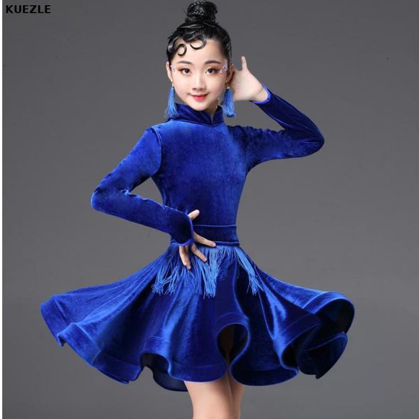 girls latin dance dresses clothing children and cheongsam collar long-sleeved girl practice performance competition dance dress, Black;red
girls latin dance dresses clothing children and cheongsam collar long-sleeved girl practice performance competition dance dress, Black;red