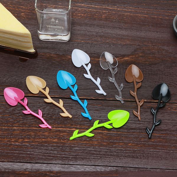 4000pcs/lot disposable plastic spoon leaf shape handle scoop dessert ice cream cake spoon for party wedding decoration
4000pcs/lot disposable plastic spoon leaf shape handle scoop dessert ice cream cake spoon for party wedding decoration