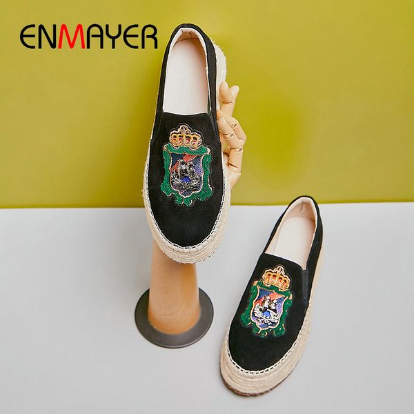 enmayer 2019 fashion luxury women shoes kid suede casual slip-on women pumps comfortable wedge heels round toe shoes, Black
enmayer 2019 fashion luxury women shoes kid suede casual slip-on women pumps comfortable wedge heels round toe shoes, Black