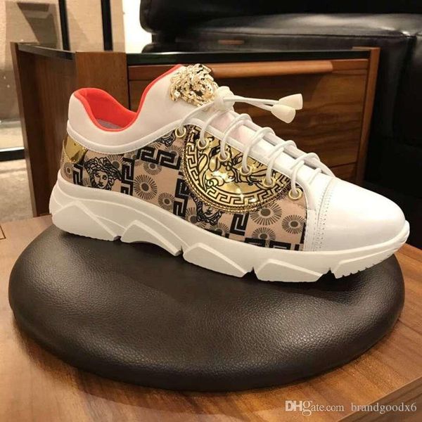 2019 Brand Genuine Leather Men Sneakers Shoes Top Quality White Shoes Fashionable Top quality Men's Leisure Sneakers Luxury Shoes 
2019 Brand Genuine Leather Men Sneakers Shoes Top Quality White Shoes Fashionable Top quality Men's Leisure Sneakers Luxury Shoes