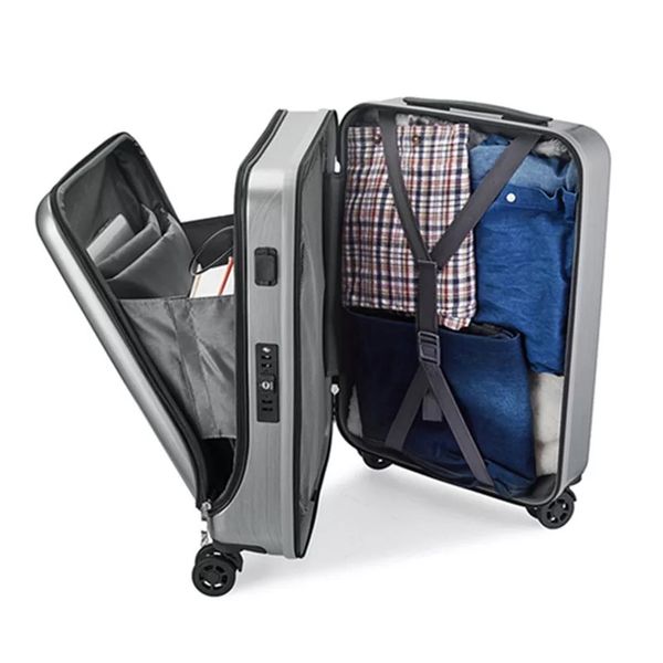 new cabin rolling luggage with lapbag travel suitcase,women trolley suitcase with charging usb,men upscale business luggage
new cabin rolling luggage with lapbag travel suitcase,women trolley suitcase with charging usb,men upscale business luggage