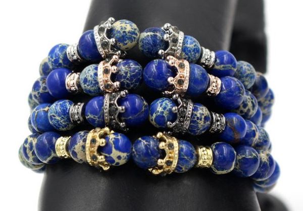 8mm cbfg54 gold silver copper crown micro pave cz zirconia cubic zircon bracelet frosted agate onyx imperial stone bangles, Black
8mm cbfg54 gold silver copper crown micro pave cz zirconia cubic zircon bracelet frosted agate onyx imperial stone bangles, Black