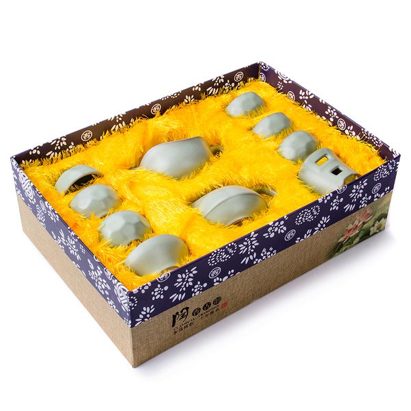 ru kiln tea sets with exquisite gift box for friends/parents chinese kungfu tea service teacups drinkware tea tools
ru kiln tea sets with exquisite gift box for friends/parents chinese kungfu tea service teacups drinkware tea tools