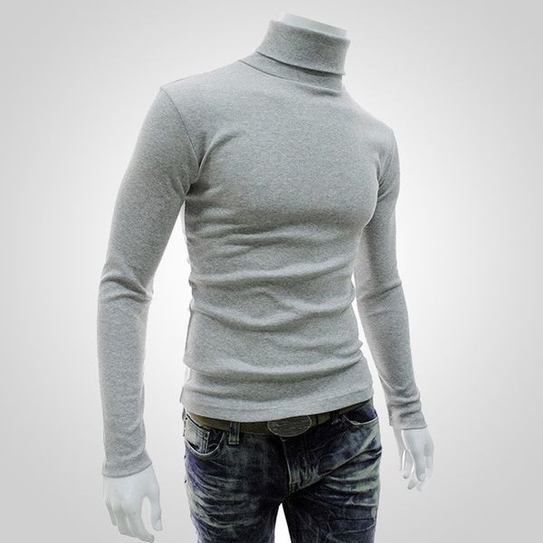 2018 new autumn winter men's sweater men's turtleneck solid color casual sweater slim fit brand knitted pullovers, White;black
2018 new autumn winter men's sweater men's turtleneck solid color casual sweater slim fit brand knitted pullovers, White;black