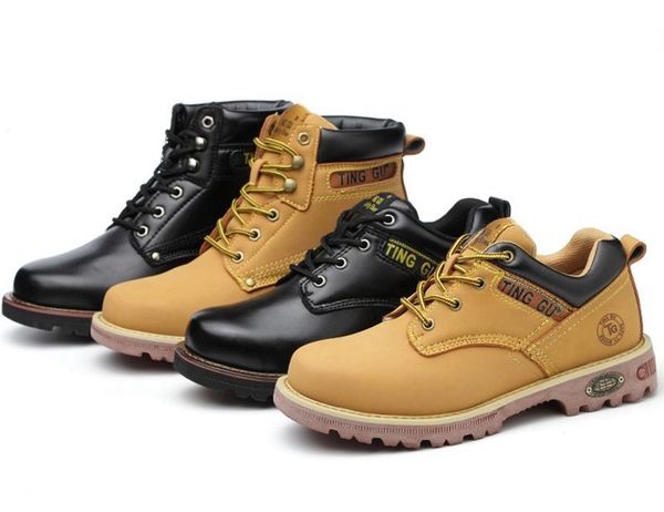 women shoes genuine leather ankle motorcycle boots bootie boots men casual winter boot black trainers hiking outdoor sneakers steel toe shoe, Black;brown
women shoes genuine leather ankle motorcycle boots bootie boots men casual winter boot black trainers hiking outdoor sneakers steel toe shoe, Black;brown