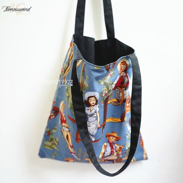 handmade creative canvas bag western girl pattern canvas bag student handbag womens shopping cotton fabric bag drop shipping
handmade creative canvas bag western girl pattern canvas bag student handbag womens shopping cotton fabric bag drop shipping
