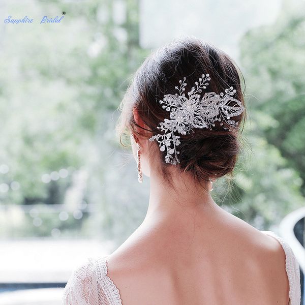 luxurious silver imitation pearls rhinestone wedding comb bridal copper wire winding crystal hair accessories 2019
luxurious silver imitation pearls rhinestone wedding comb bridal copper wire winding crystal hair accessories 2019