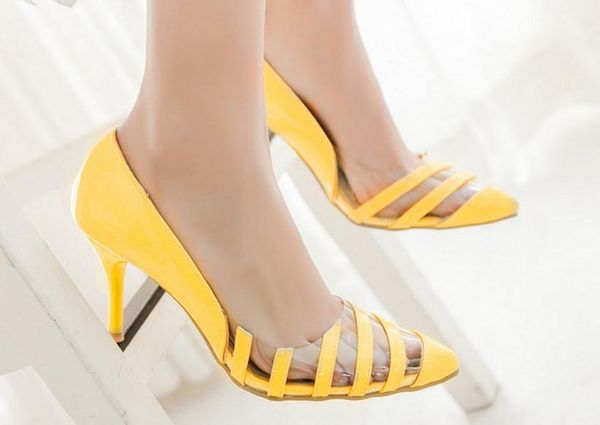 2019 women's shoes in spring and autumn with new style high heel fine heel pointed end @63, Black
2019 women's shoes in spring and autumn with new style high heel fine heel pointed end @63, Black