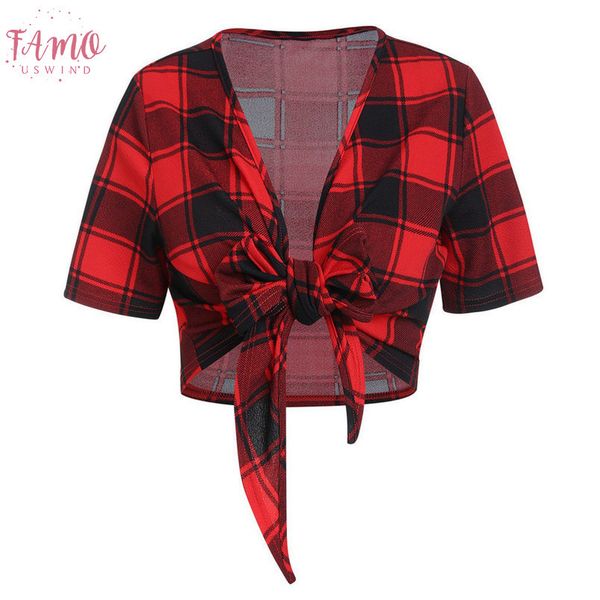 casual summer chiffon women fashion short sleeve plaid bow knot bandage shirt casual blouse shirts blouse plus size, White
casual summer chiffon women fashion short sleeve plaid bow knot bandage shirt casual blouse shirts blouse plus size, White