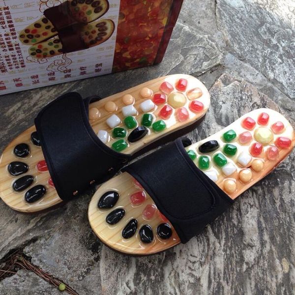 factory direct 2019 new health massage slippers pebbles massage shoes summer sandals home slippers, Black
factory direct 2019 new health massage slippers pebbles massage shoes summer sandals home slippers, Black