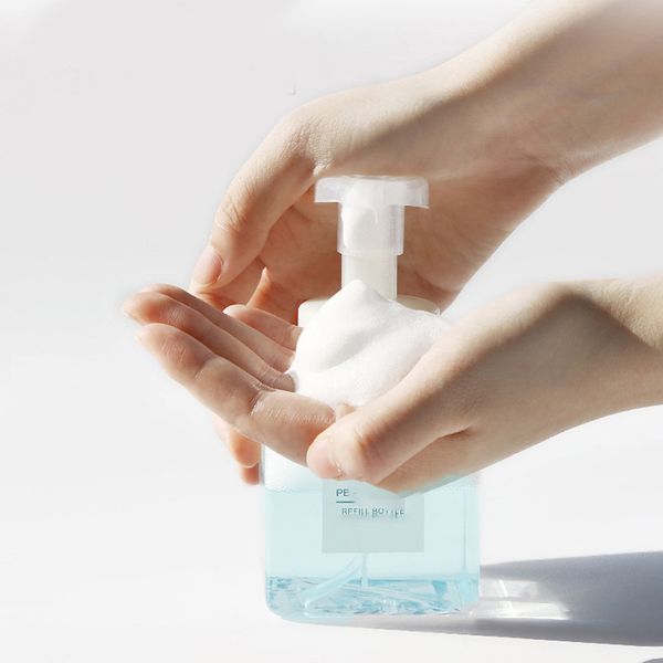 250ml pump liquid dispenser soap bathroom kitchen shower shampoo bottle durable