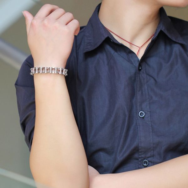 health charm bracelet ng 2020 wholesale stainless steel jewelry fashion bracelets woman bracelets men punk, Black
health charm bracelet ng 2020 wholesale stainless steel jewelry fashion bracelets woman bracelets men punk, Black