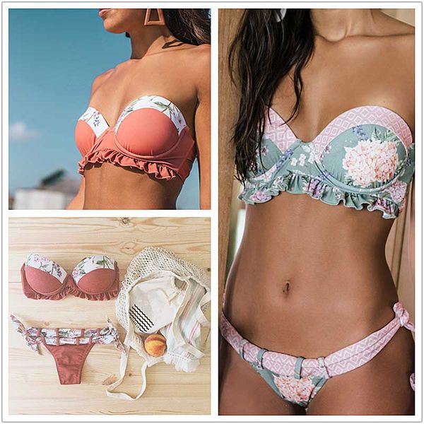 bikini 2019 bikinis new swimsuit european and american women print lace split swim suit swimwear women
bikini 2019 bikinis new swimsuit european and american women print lace split swim suit swimwear women
