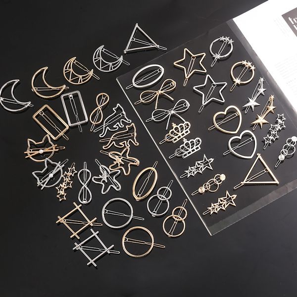 cute vintage gold silver color metal star hair clips & barrettes hair pins for women lady fashion jewelry accessories dancing party hairpin, Golden;silver 
cute vintage gold silver color metal star hair clips & barrettes hair pins for women lady fashion jewelry accessories dancing party hairpin, Golden;silver
