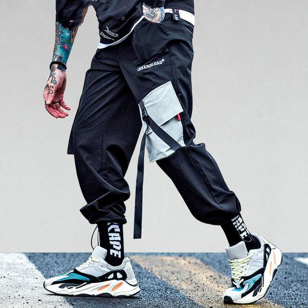 ewq / 2020 pockets cargo harem pants mens casual joggers baggy tactical trousers harajuku streetwear hip hop fashion swag 9a279, Black
ewq / 2020 pockets cargo harem pants mens casual joggers baggy tactical trousers harajuku streetwear hip hop fashion swag 9a279, Black