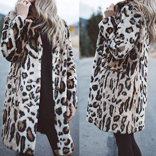 thicken leopard jacket fashion women slim casual luipaard fur jacket female harajuku women mid-long winter faux fur coat 2019, Black
thicken leopard jacket fashion women slim casual luipaard fur jacket female harajuku women mid-long winter faux fur coat 2019, Black
