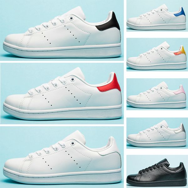 2019 women men classic flats sneakers casual shoes stan designer shoes fashion smith stripe black white leather sport eur 36-45
2019 women men classic flats sneakers casual shoes stan designer shoes fashion smith stripe black white leather sport eur 36-45