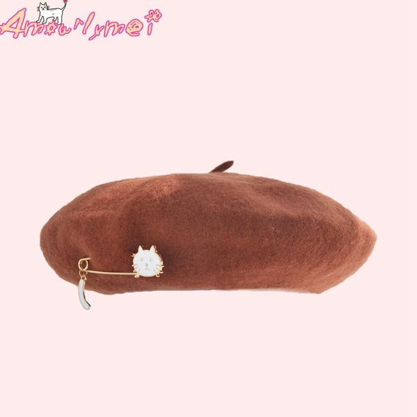 japanese style mori girl cute cat warm autumn winter berets hat women wool vintage berets solid color caps female painter hats, Blue;gray
japanese style mori girl cute cat warm autumn winter berets hat women wool vintage berets solid color caps female painter hats, Blue;gray