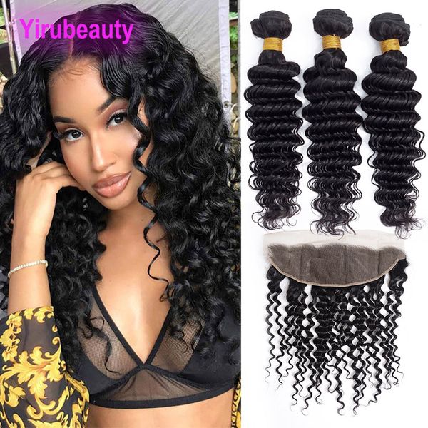 brazilian human hair extensions deep wave 3 bundles with 13x4 lace frontal part deep curly virgin hair wefts with 13 by 4 frontals, Black;brown
brazilian human hair extensions deep wave 3 bundles with 13x4 lace frontal part deep curly virgin hair wefts with 13 by 4 frontals, Black;brown