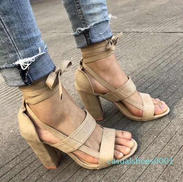 2020 new fashion women sandals high heels ladies summer shoes cross strap female round head heels sandals a21, Black
2020 new fashion women sandals high heels ladies summer shoes cross strap female round head heels sandals a21, Black