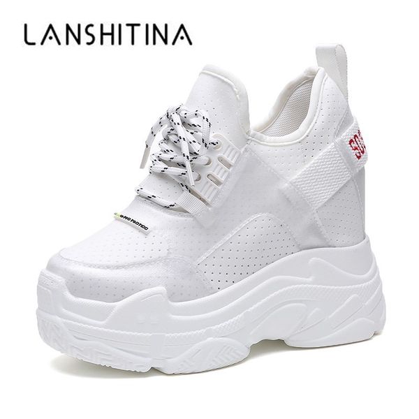2019 summer women sneakers mesh casual platform trainers white shoes 12cm heels wedges breathable woman height increasing shoes y200424, Black
2019 summer women sneakers mesh casual platform trainers white shoes 12cm heels wedges breathable woman height increasing shoes y200424, Black