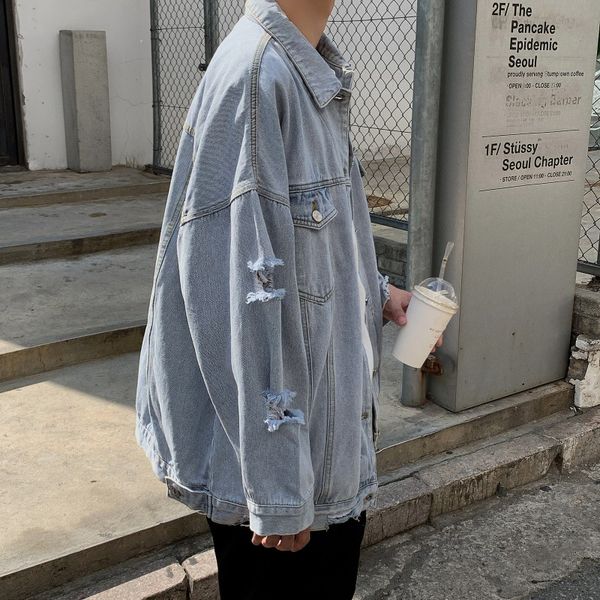 mixcubic 2019 autumn england style wild scratched hole denim jackets men casual loose washing ripped denim jacket men,m-xxl, Black;brown
mixcubic 2019 autumn england style wild scratched hole denim jackets men casual loose washing ripped denim jacket men,m-xxl, Black;brown