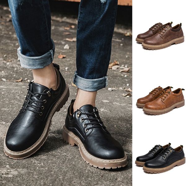 shoes men british style low help tooling men's casual shoes big head trend men's shoe 2019 new arrival zapatos de hombre, Black
shoes men british style low help tooling men's casual shoes big head trend men's shoe 2019 new arrival zapatos de hombre, Black
