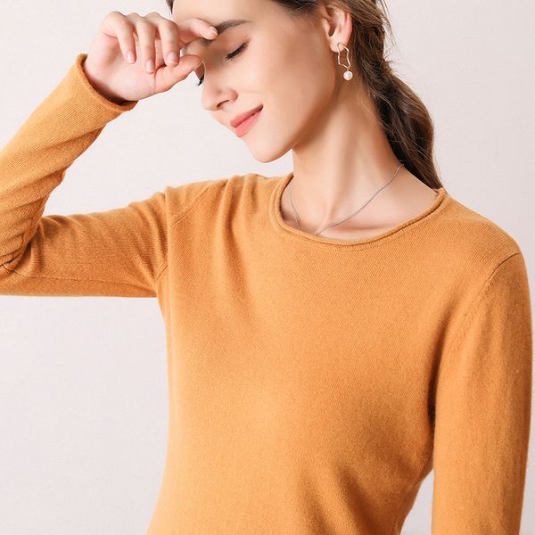 2019 new women half-height round neck cashmere sweater curl pullovers solid color loose simple warm comfortable sweater, White;black
2019 new women half-height round neck cashmere sweater curl pullovers solid color loose simple warm comfortable sweater, White;black
