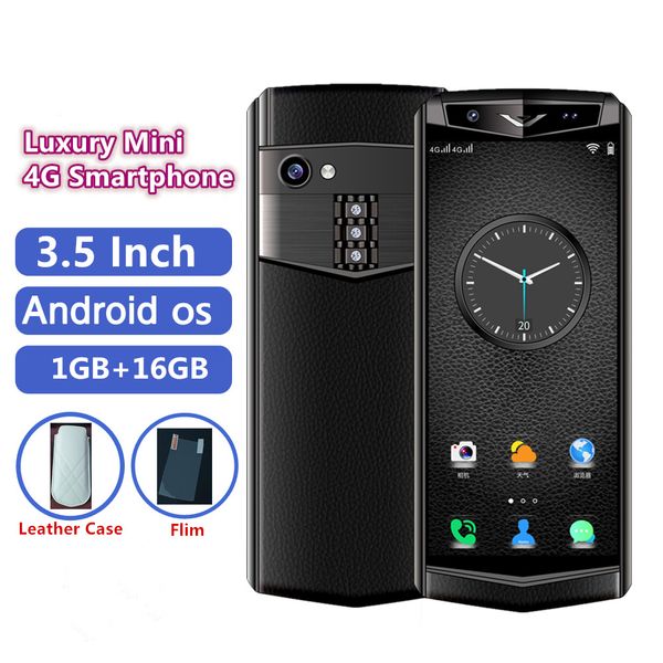 unlocked super mini 4g lte android smartphone luxury metal 3.5 inch face id support google play dual sim card leather mobile phone case
unlocked super mini 4g lte android smartphone luxury metal 3.5 inch face id support google play dual sim card leather mobile phone case