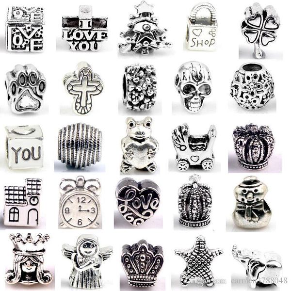silver beads charms for bracelets 30 designs diy jewlery making european big hole loose beads styles bulk, Black
silver beads charms for bracelets 30 designs diy jewlery making european big hole loose beads styles bulk, Black