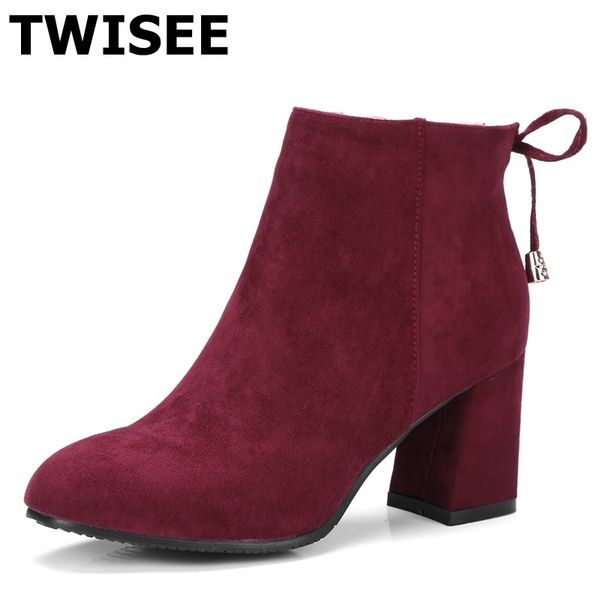 women mid calf boots new style zapatos mujer pumps fashion woman casual shoes comfort cross tied hoof heels round toe, Black
women mid calf boots new style zapatos mujer pumps fashion woman casual shoes comfort cross tied hoof heels round toe, Black