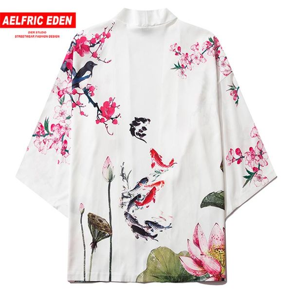 aelfric eden summer hip hop japanese kimono jacket streetwear front open coats koi fish bird print loose kimono cardigan shirt, Black;brown
aelfric eden summer hip hop japanese kimono jacket streetwear front open coats koi fish bird print loose kimono cardigan shirt, Black;brown