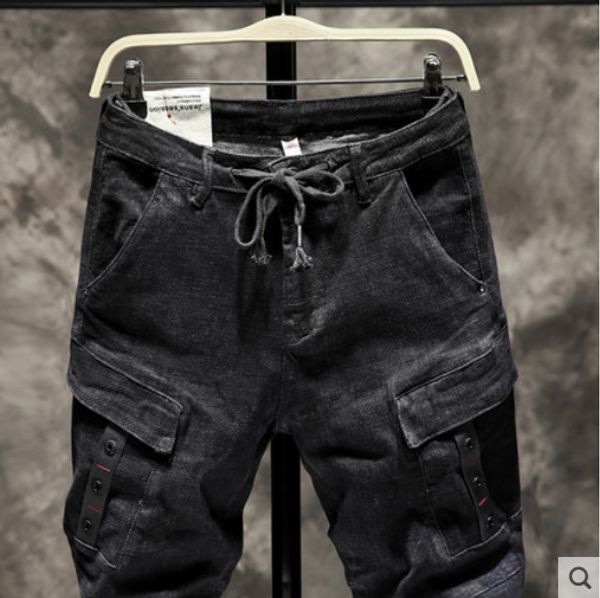 черный хан издание new trend сыпучие straight jeans man ветер популярные логотип эластичный пояс dark комбинезоны, Blue
черный хан издание new trend сыпучие straight jeans man ветер популярные логотип эластичный пояс dark комбинезоны, Blue