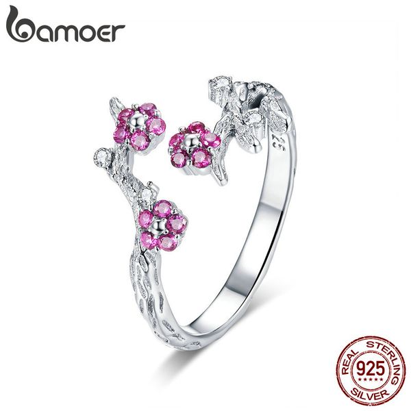bamoer 100% 925 sterling silver winter blooming plum flower open size rings for women wedding engagement jewelry bsr022, Golden;silver
bamoer 100% 925 sterling silver winter blooming plum flower open size rings for women wedding engagement jewelry bsr022, Golden;silver