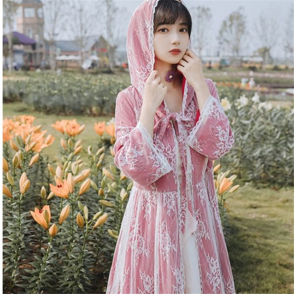 2020 vacation spring summer retro literary lace hooded windbreaker improved long cape cloak trench coats for women b107, Tan;black
2020 vacation spring summer retro literary lace hooded windbreaker improved long cape cloak trench coats for women b107, Tan;black