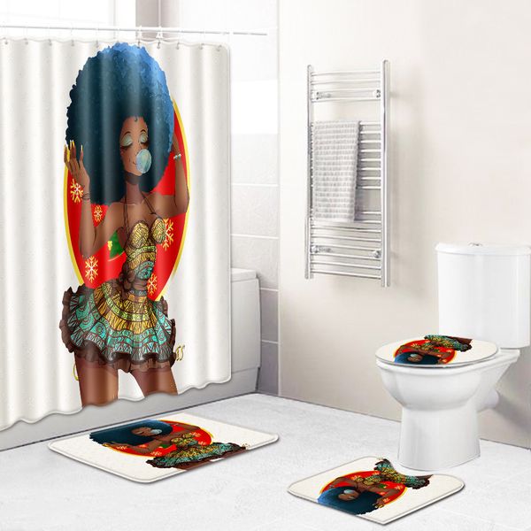 36african women's christmas creative shower curtain european and american cross border goods wholesale to map customized toilet carpet
36african women's christmas creative shower curtain european and american cross border goods wholesale to map customized toilet carpet