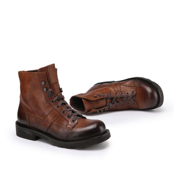 mens winter boots vintage work shoes high wool military boots natural leather cowhide warm snow boots plus size 45, Black;brown
mens winter boots vintage work shoes high wool military boots natural leather cowhide warm snow boots plus size 45, Black;brown
