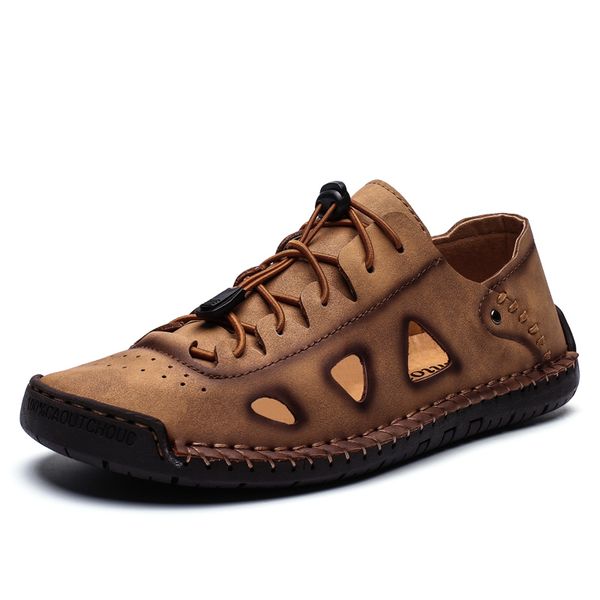 2020 new arrvial men shoes handmade leather sandals men mens outdoor summer beach shoes casual big size 39~48, Black
2020 new arrvial men shoes handmade leather sandals men mens outdoor summer beach shoes casual big size 39~48, Black