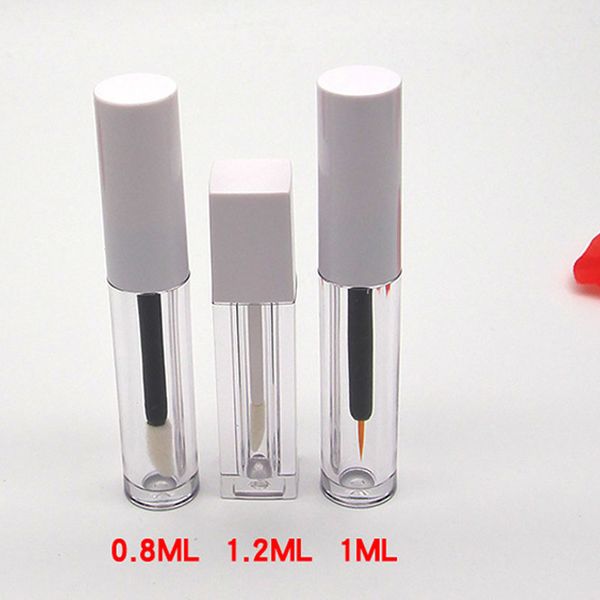 0.8ml/1.2ml Plastic Clear Lip Gloss Tube 1ml Eyeliner Package Bottles Cosmetic Container