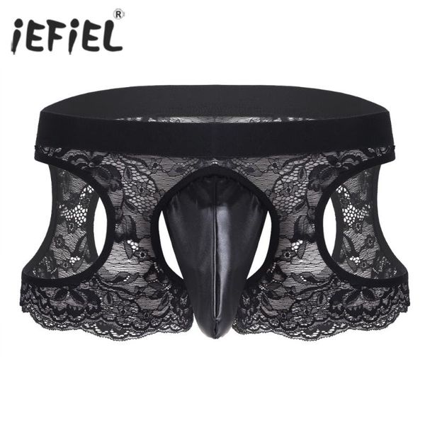 underpants mens lingerie hollow out crotchless open back see through boxer shorts underwear jockstraps gay panties with bulge pouch, Black;white
underpants mens lingerie hollow out crotchless open back see through boxer shorts underwear jockstraps gay panties with bulge pouch, Black;white