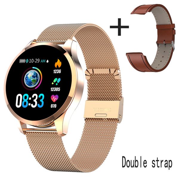 q9 smart watch waterproof gps distance track bluetooth smartwatch men heart rate monitor fitness tracker q8 bracelet android ios, Slivery;brown
q9 smart watch waterproof gps distance track bluetooth smartwatch men heart rate monitor fitness tracker q8 bracelet android ios, Slivery;brown