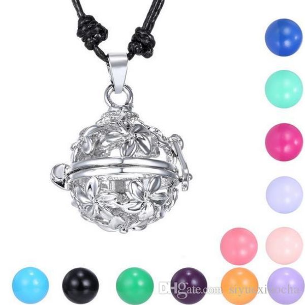 hollow flowers pearl cage lockets pendant necklaces opening floating sound bead lockets necklace for pregnant woman jewelry ing, Silver
hollow flowers pearl cage lockets pendant necklaces opening floating sound bead lockets necklace for pregnant woman jewelry ing, Silver