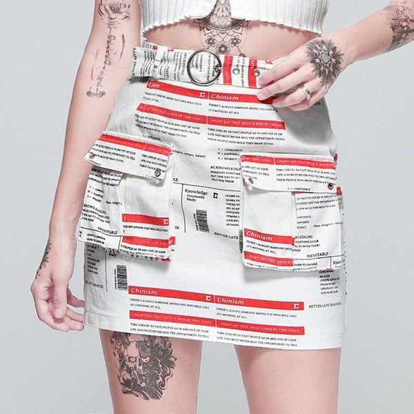 new 2019 harajuku letter print white mini skirt women summer streetwear pockets hipster school casual high waist bodycon skirts, Black
new 2019 harajuku letter print white mini skirt women summer streetwear pockets hipster school casual high waist bodycon skirts, Black