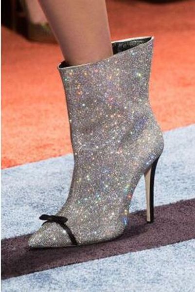 abesire women bling bling crystal sweety little bowtie embellished high heels ankle boots ladies pointed toe zip ankle boots, Black
abesire women bling bling crystal sweety little bowtie embellished high heels ankle boots ladies pointed toe zip ankle boots, Black