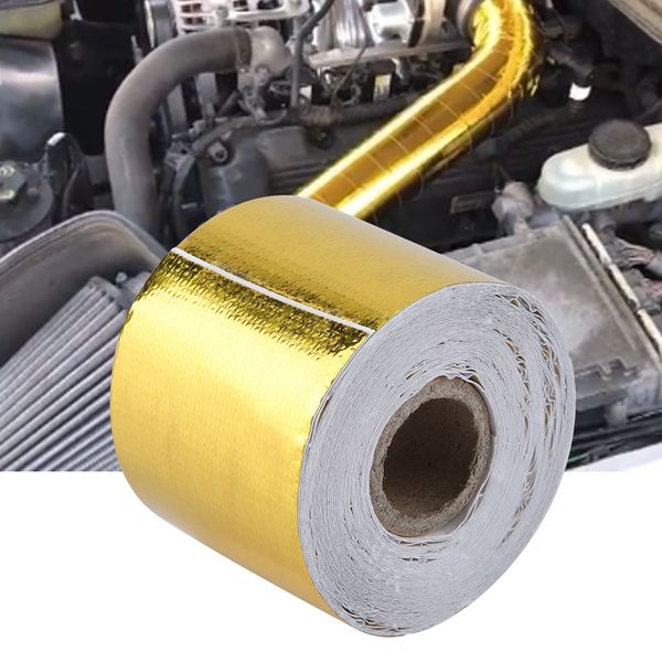 1 roll golden car aluminum foil adhesive reflective heat shield wrap tape ( 9m * 5cm) new arrival
1 roll golden car aluminum foil adhesive reflective heat shield wrap tape ( 9m * 5cm) new arrival