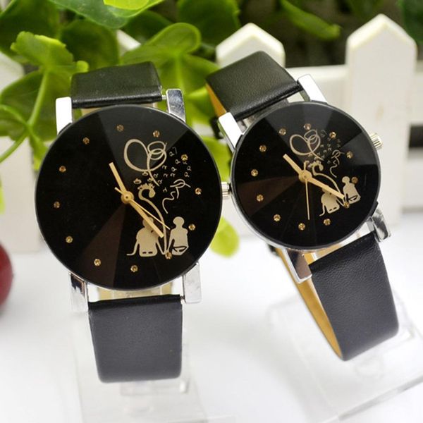 1 pair lover couple watches back rhinestone faux leather analog quartz watch relojes feminino wristwatch male, Slivery;brown
1 pair lover couple watches back rhinestone faux leather analog quartz watch relojes feminino wristwatch male, Slivery;brown