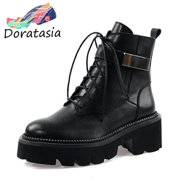 women's 2020 big size 42 genuine leather motorcycles boots women chunky heels ankle boots woman shoes, Black
women's 2020 big size 42 genuine leather motorcycles boots women chunky heels ankle boots woman shoes, Black