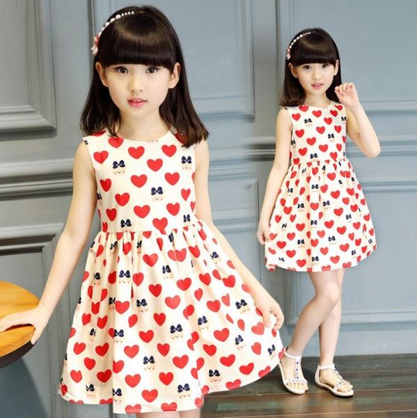 new love bear dress cartoon printed sleeveless girl dress valentine's day dress ing, Red;yellow
new love bear dress cartoon printed sleeveless girl dress valentine's day dress ing, Red;yellow