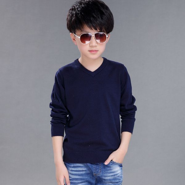 solid knit sweaters teenage boys long sleeve knitting pullovers for kids spring 2020 v-neck cotton sweater baby boy clothes, Blue
solid knit sweaters teenage boys long sleeve knitting pullovers for kids spring 2020 v-neck cotton sweater baby boy clothes, Blue